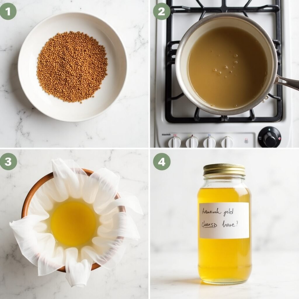 Use Flaxseed to Achieve Korean Glass Skin.”