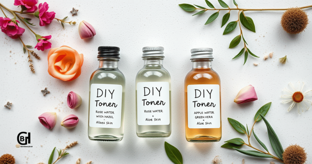 homemade toner for clear and glowing skin
