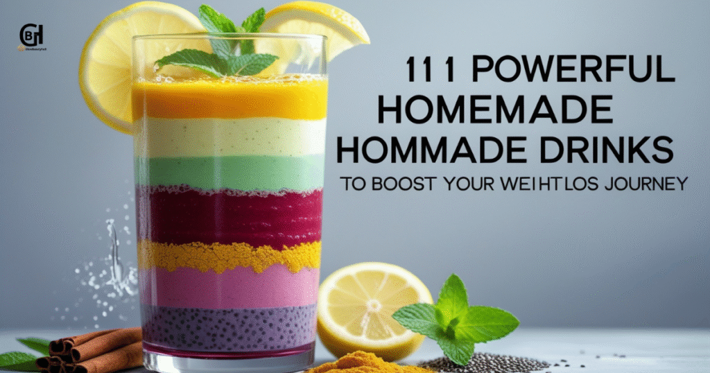 Homemade Drinks to Boost Your Weight Loss
